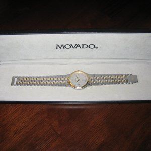 Stainless Steel and Gold Plated Movado Men's Collection (Model 88 54 867 V23)